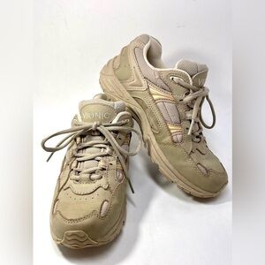VIONIC Tennis Shoes Women's‎ Size 6 Beige Taupe Color